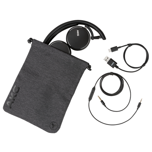 AKG Y400 WIRELESS - Black - Wireless mini on-ear headphones - Detailshot 3 image number null